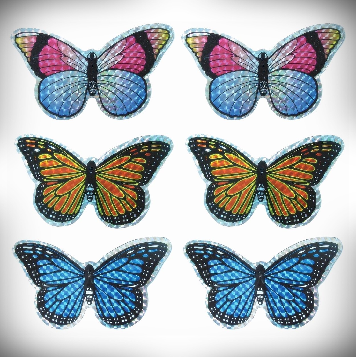 Screen Door Saver Small Butterfly Collection 6/Pak